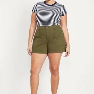 Old Navy Olive Green Women's Cargo Shorts